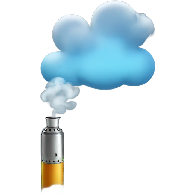 cloud smoking vape emoji