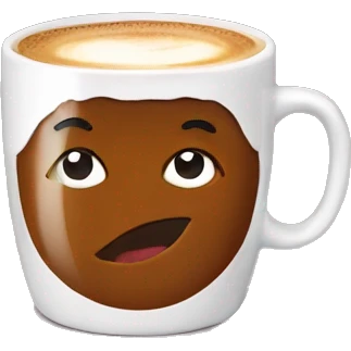 Espresso in a Christmas mug emoji