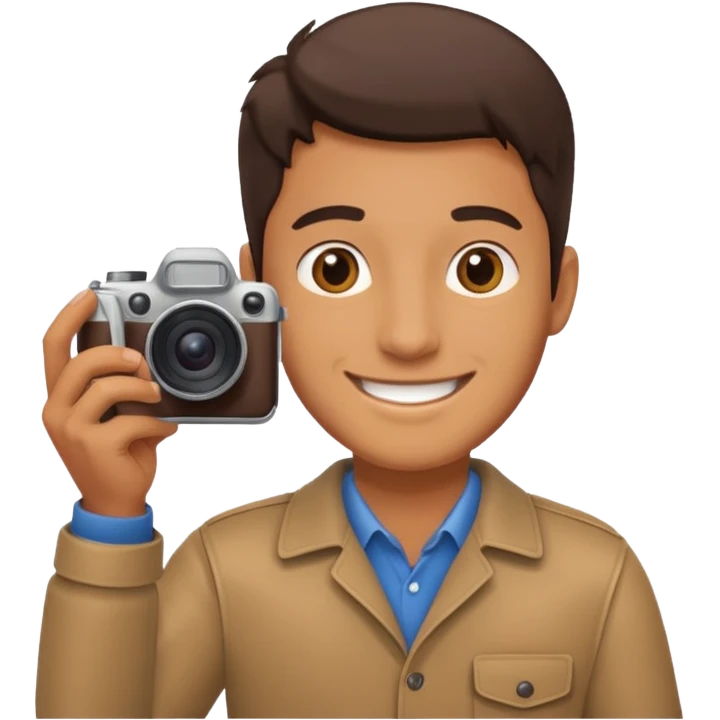 A Man Using A Camera emoji