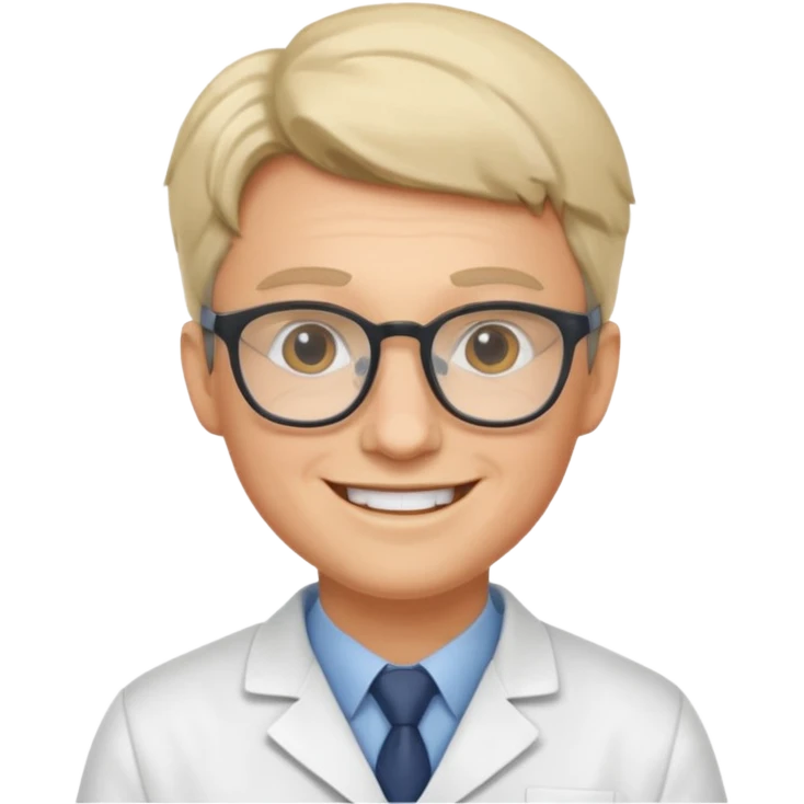 gözlüklü bilim insanı emoji