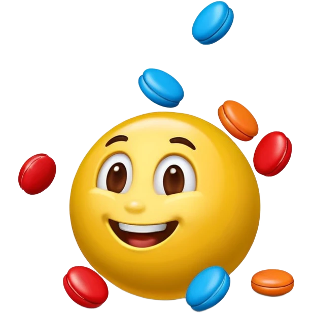 m&m rolling on floor laughing out loud emoji