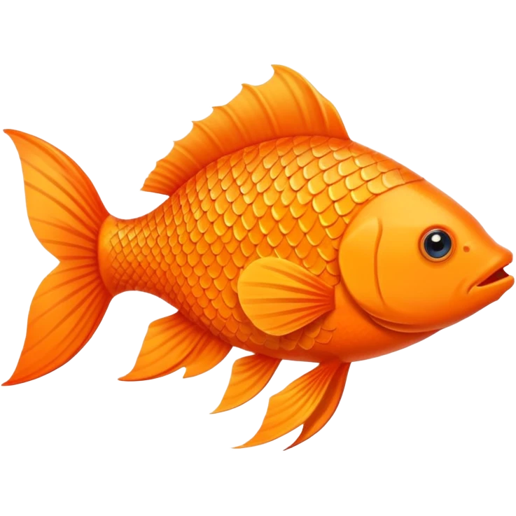 orange fish  emoji