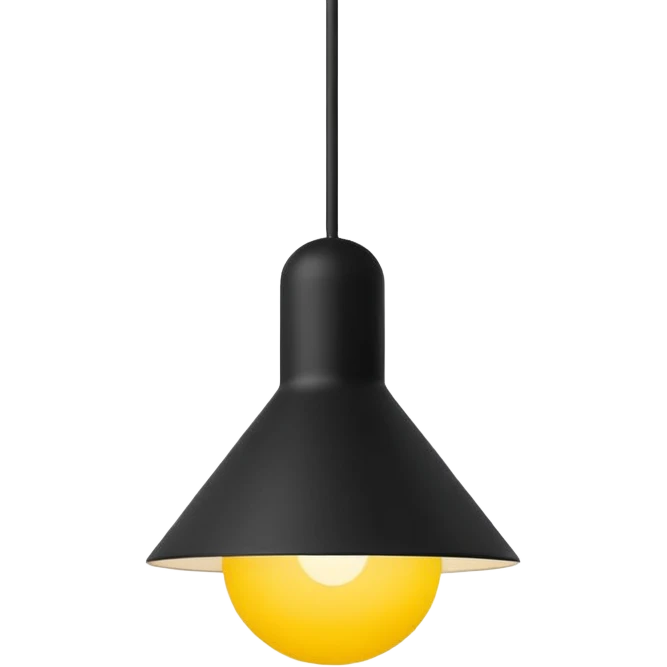 Minimalist pendant light for home, IKEA style emoji