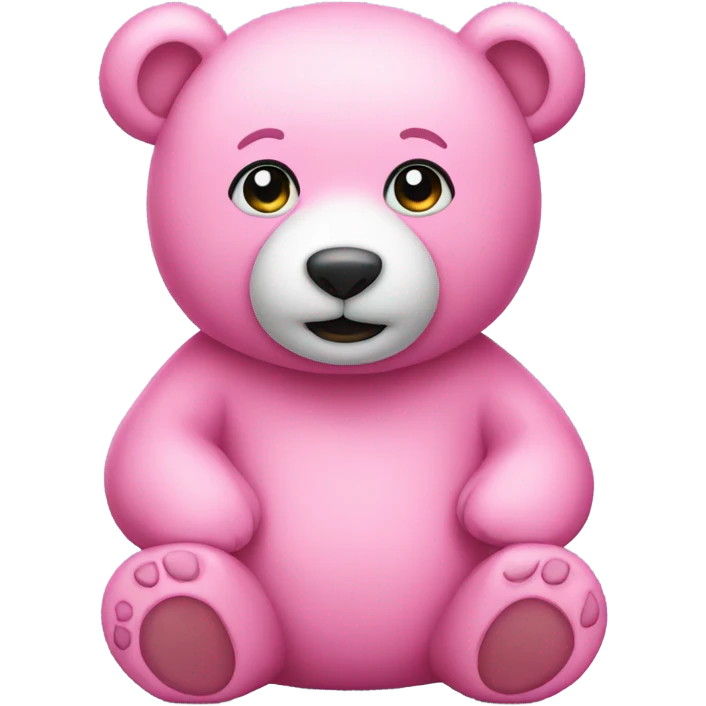 Pink bear emoji  emoji