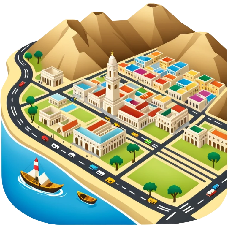Generate a correctly Lima Peru map emoji