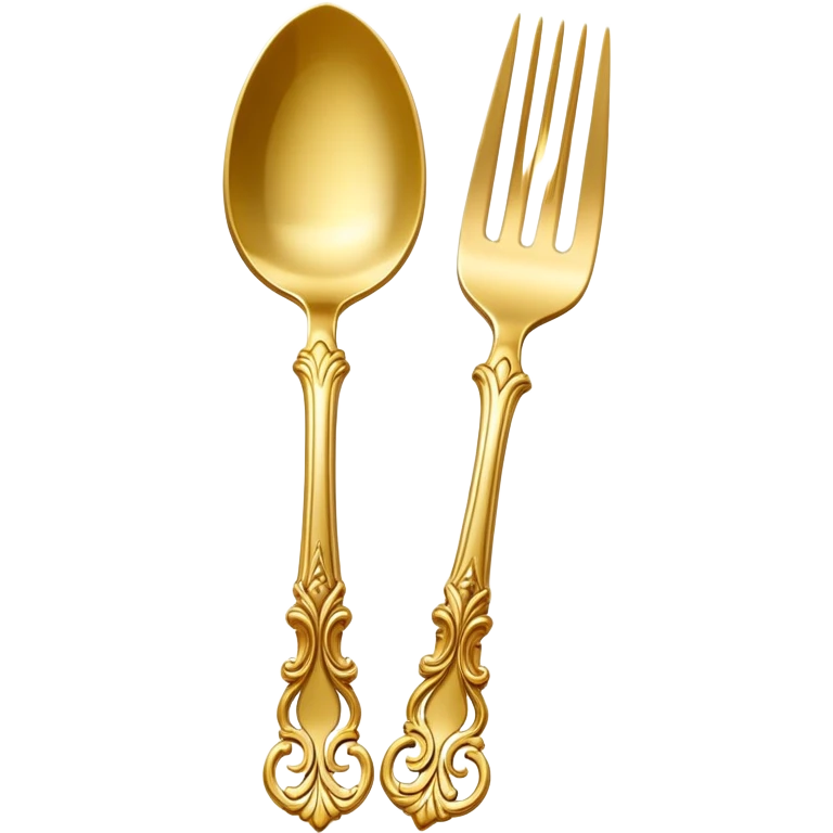 Fancy elegant aesthetic deluxe expensive utensil  emoji