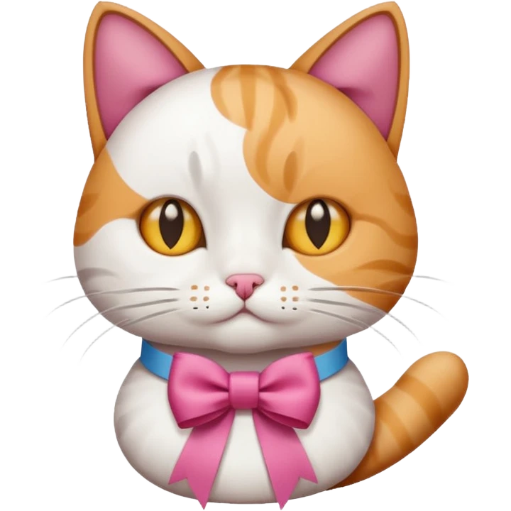 Kurdele takıp kapak yapan kedi emoji