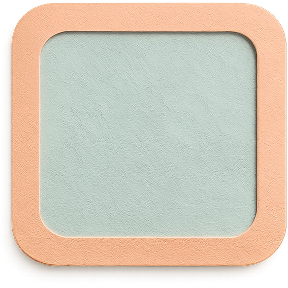 soft pastel cozy calendar box for bullet journal with a peach border emoji