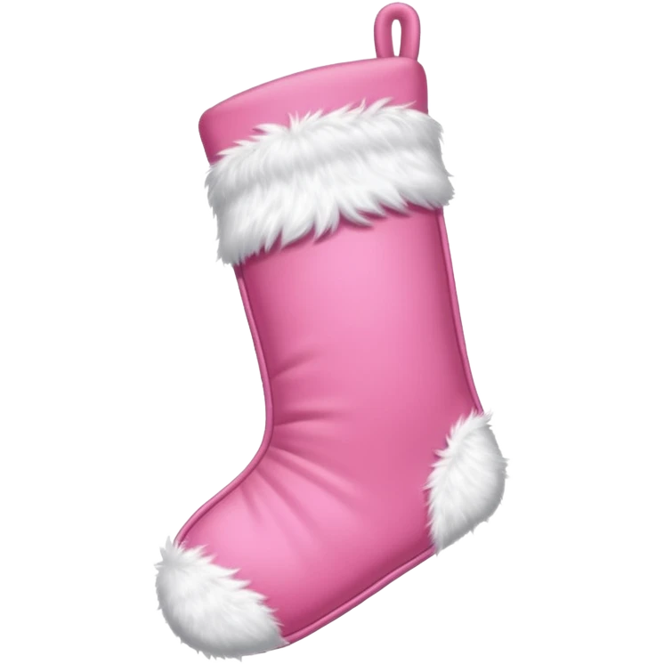 Pink Christmas emoji