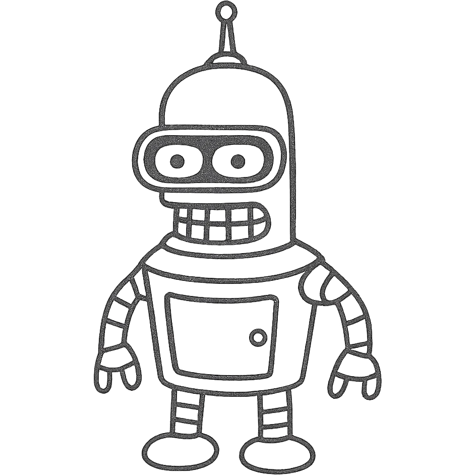 Robot Bender emoji