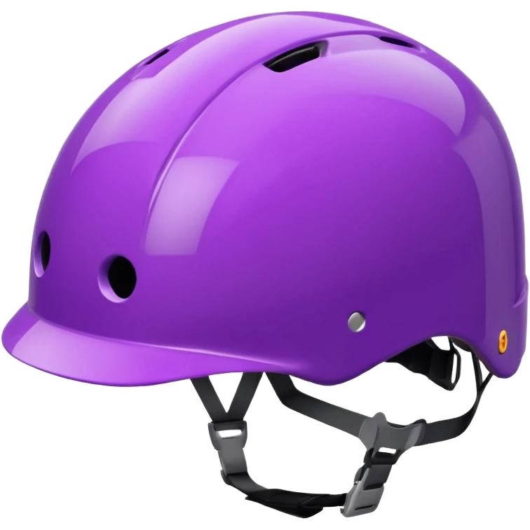 bicycle helmet purple emoji