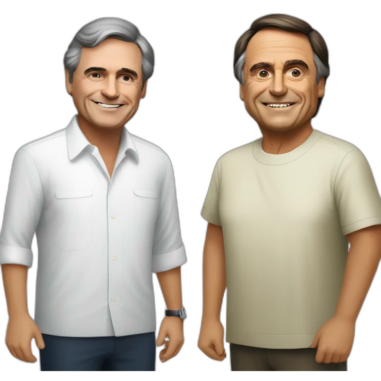 Lula e Bolsonaro emoji