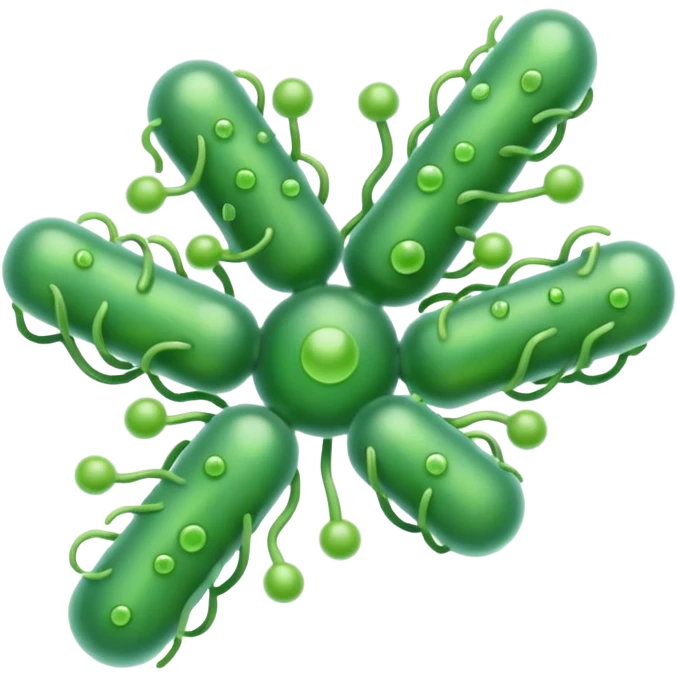 green gut bacteria emoji