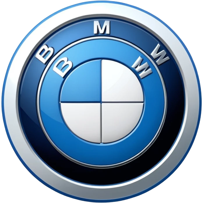 Bmw symbol real without double layer  emoji