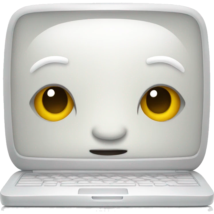White laptop emoji