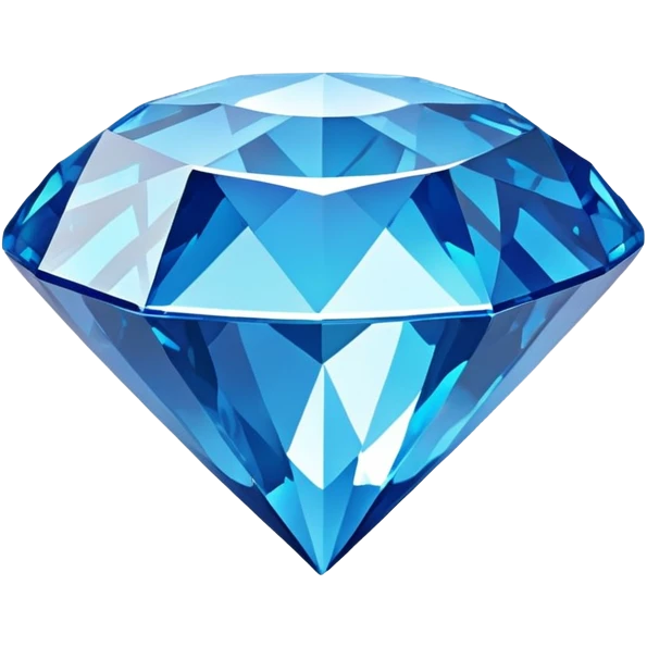 blue diamond emoji