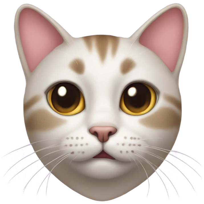 Cat with heart eyes with tung out drooling emoji