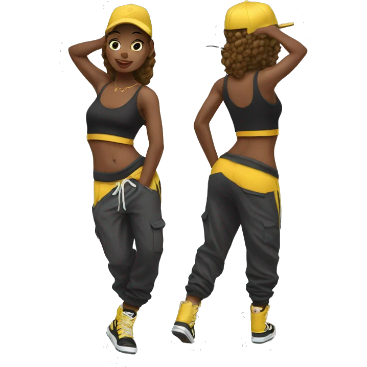 hip hop dancer emoji