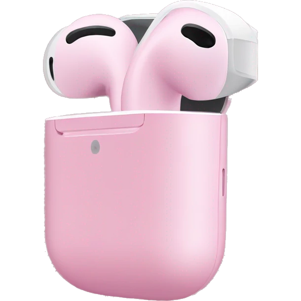 Like pink version of the airpods maxes emoji