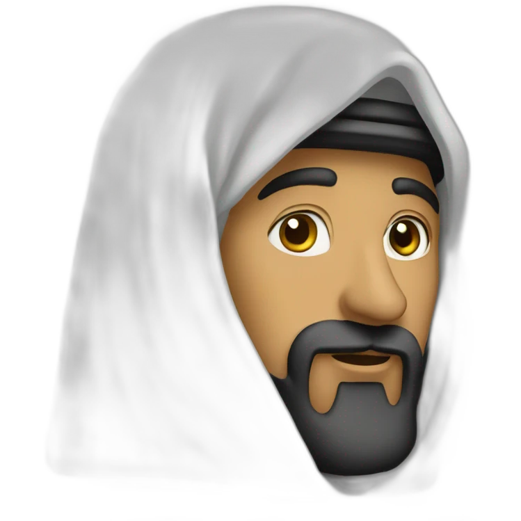 un arabe qui vole emoji