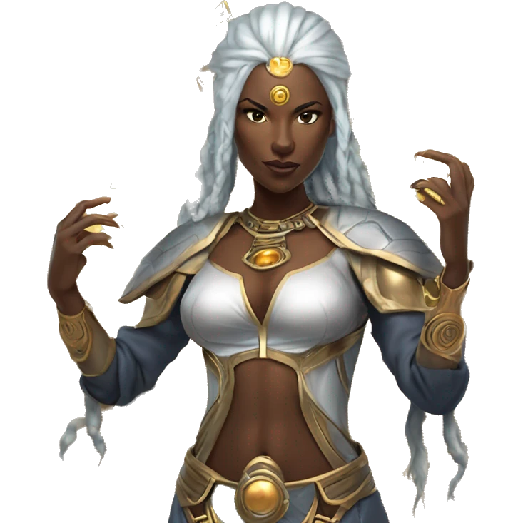 Technomancy Goddess is a mystical being who controls both magic and technology. She can cast spells on technological & Cybernetics Her powers blend the ancient art of magic with advanced cybernetics and technology. She can command machines emoji