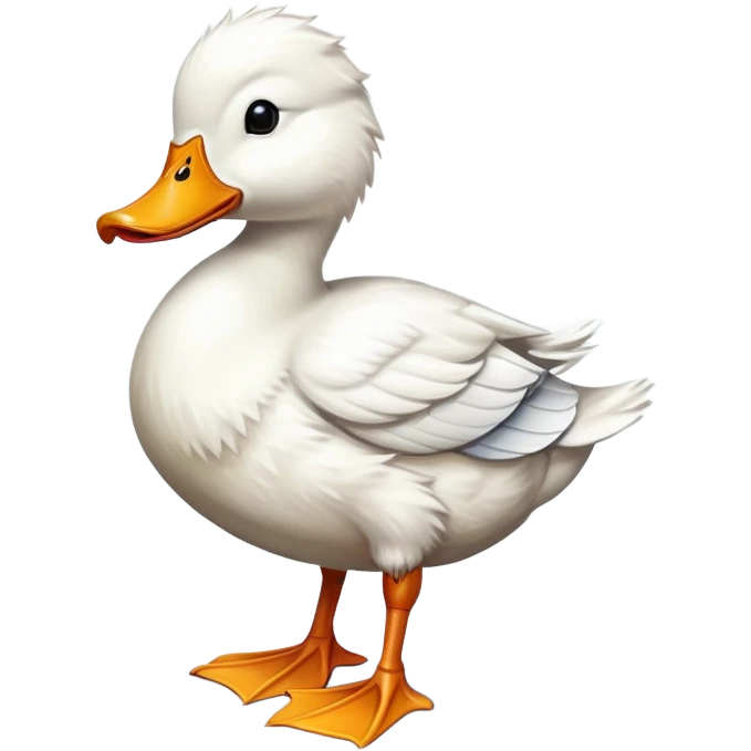 Canard avec un platre a la patte emoji