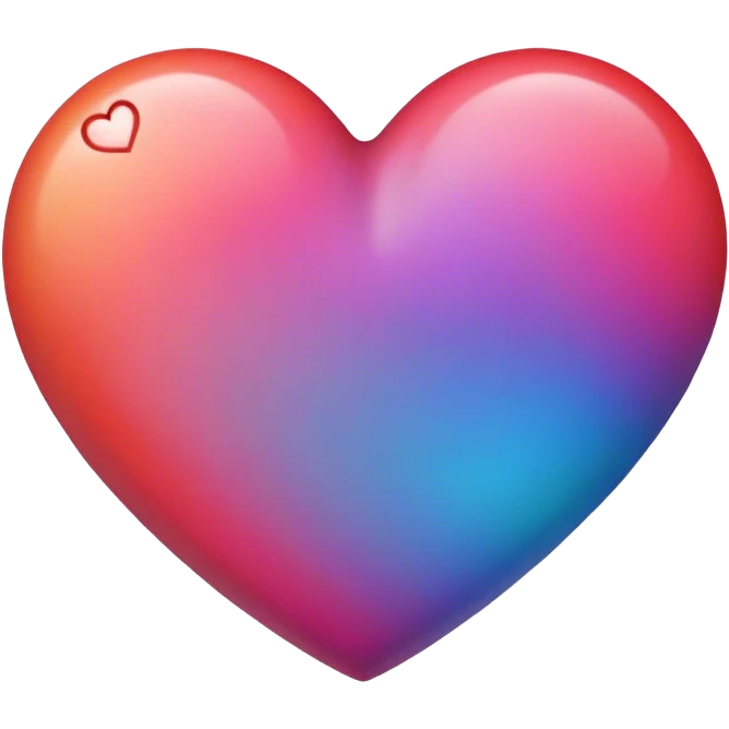 cœur multicolore  emoji