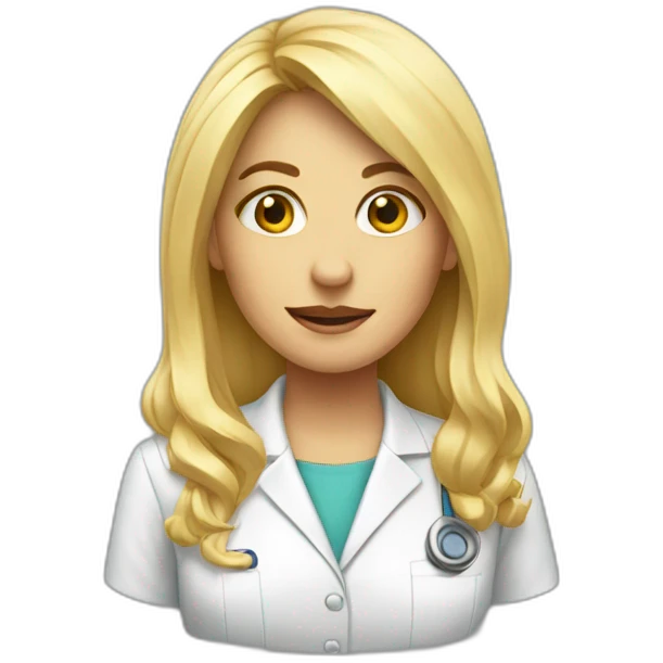 Psycologist girl blone emoji