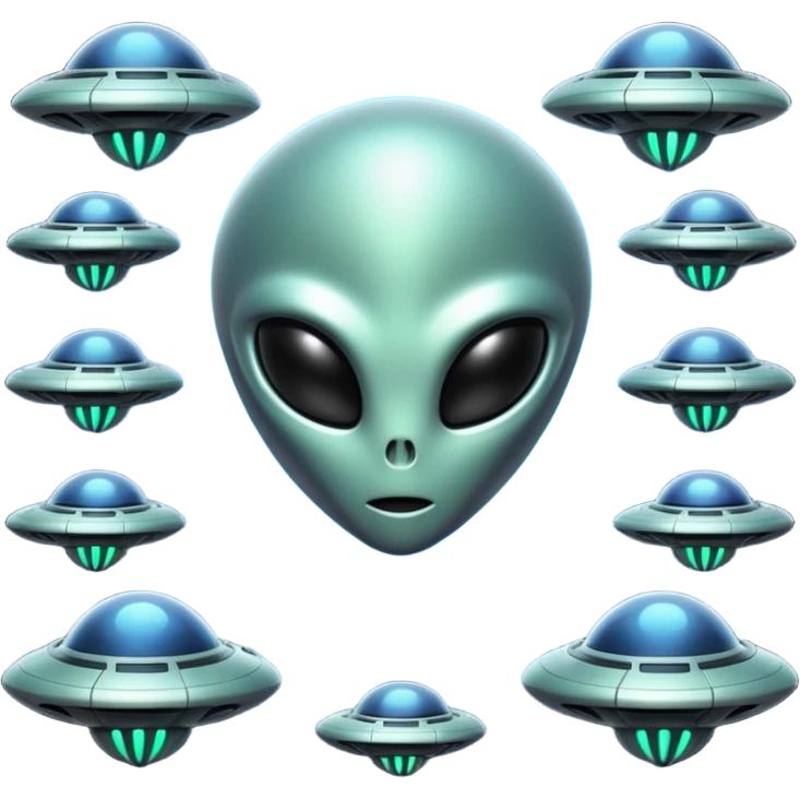 Outter space alien armada space backgrouns emoji