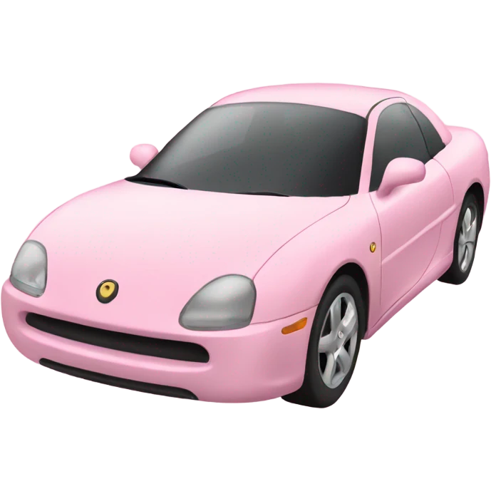 light pink car emoji