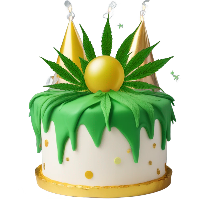 Weed birthday emoji