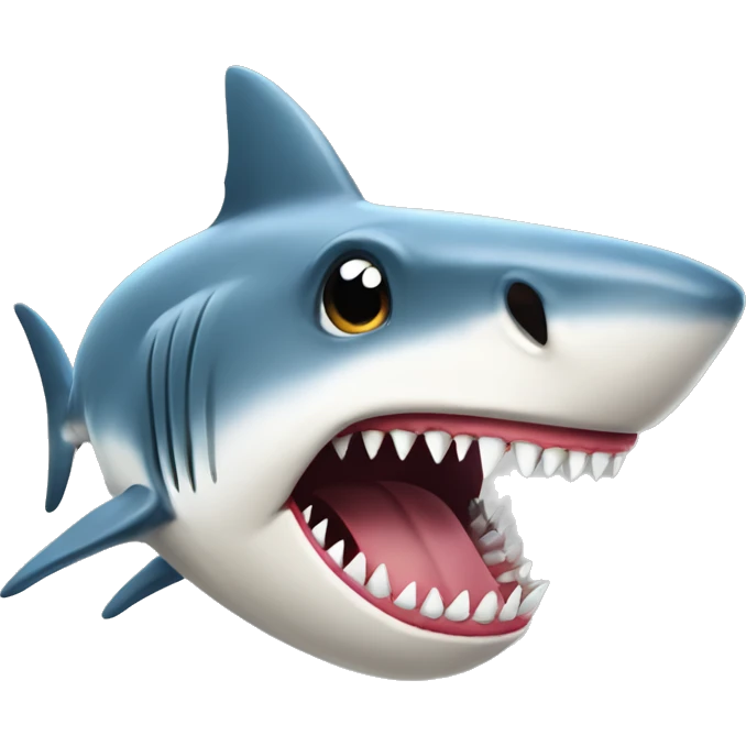 Shark that is half dog but is also very cool emoji