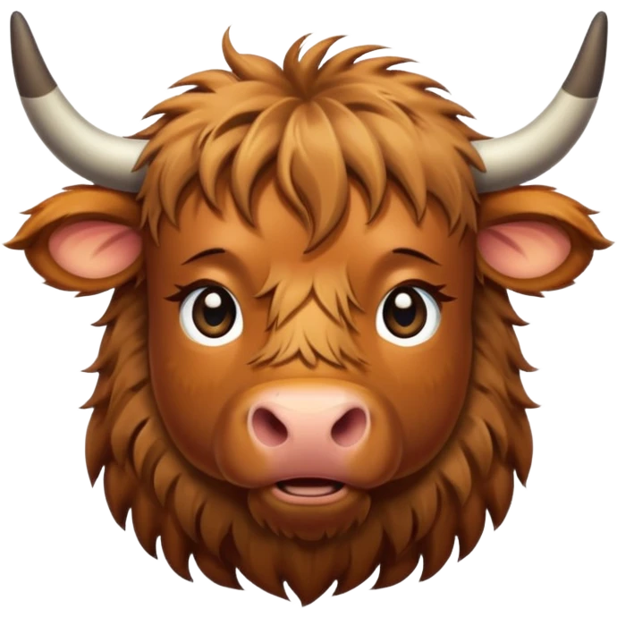 highland cow emoji
