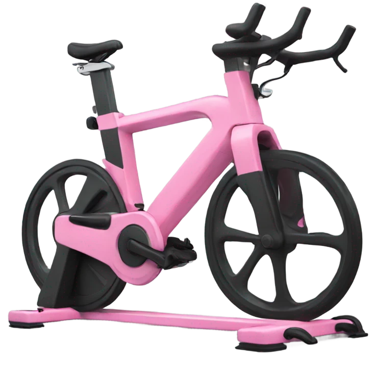 pink gym bike emoji