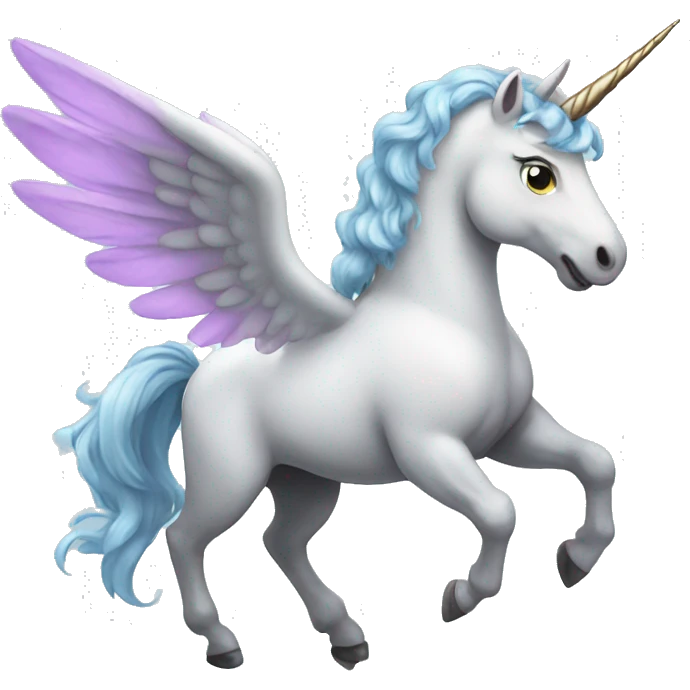 Winged unicorn emoji