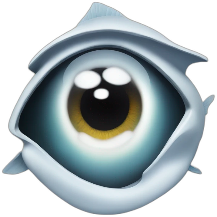 Fish eye emoji