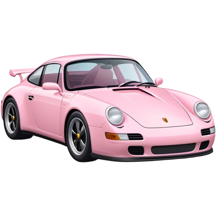 Pink pastel Porsche  emoji