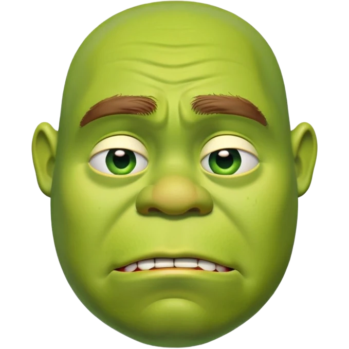 Cry shrek emoji