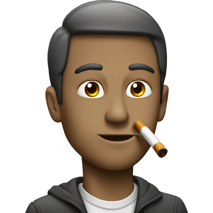 Guy Smoking cigaretts emoji