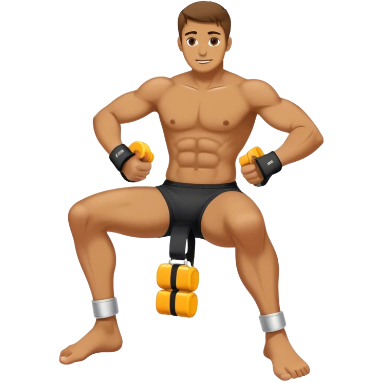 stopped by TSA for wearing ankle weights emoji