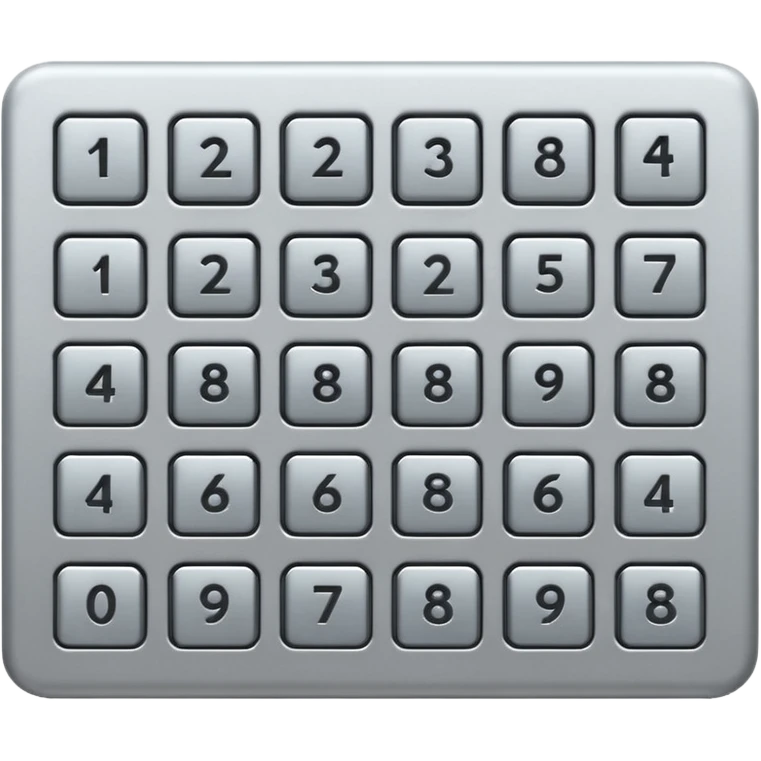 Keypad entry emoji