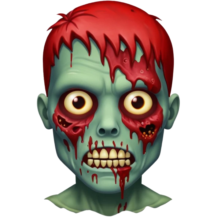 Blood Red river zombie emoji