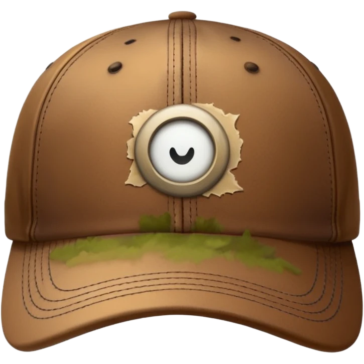 brown baseball cap emoji