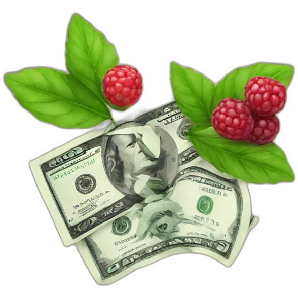 Wildberries and money emoji