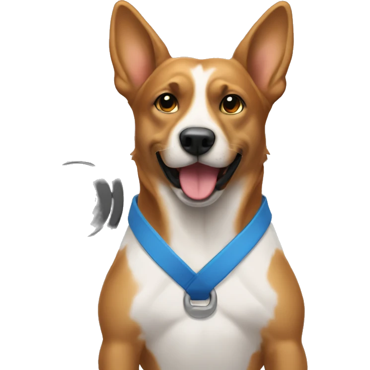 dog training at the gym emoji