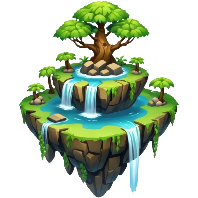 Flying Island emoji