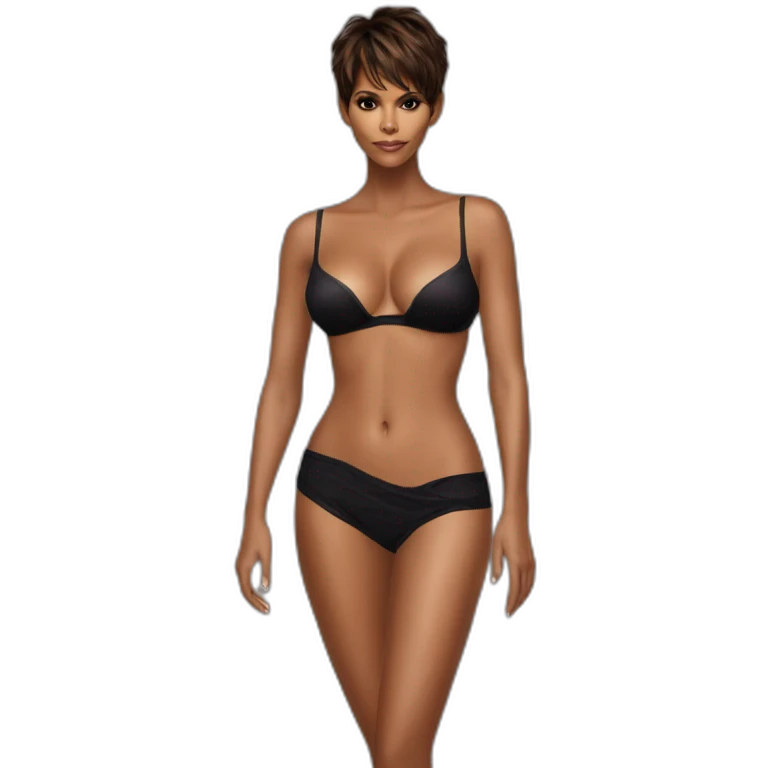 Halle berry seductive look emoji
