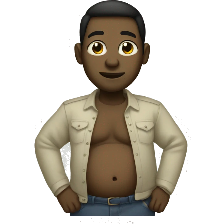 Pregnant man black frog emoji