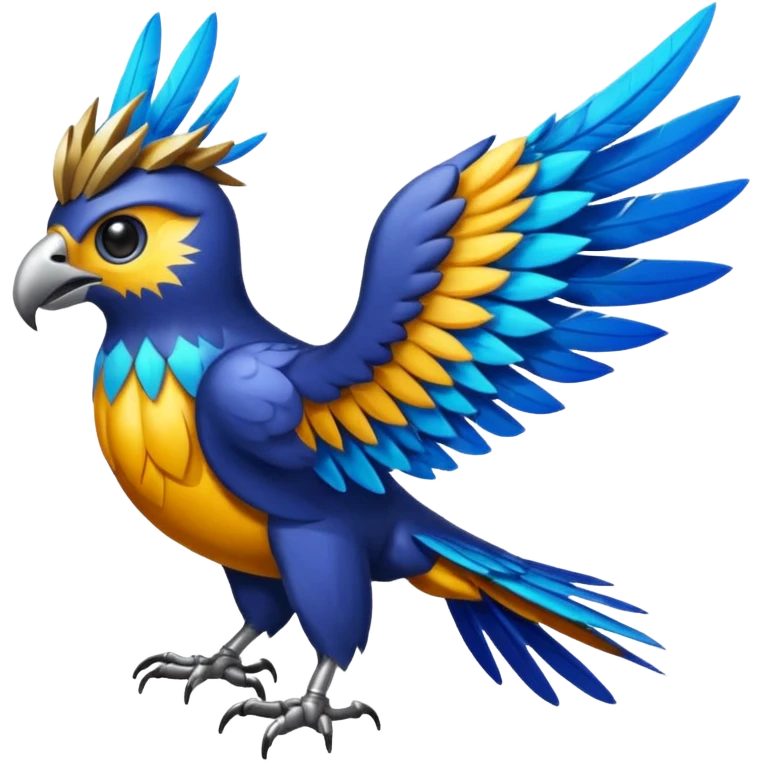 Hawkmon-Garudamon-Pteromon-fusion-hybrid emoji