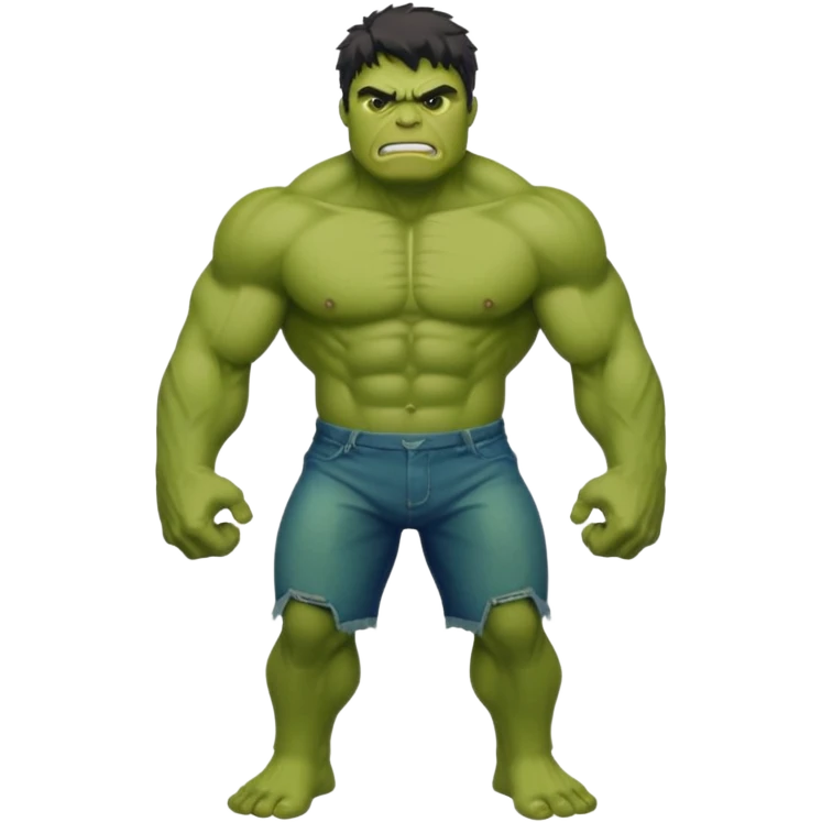 Hulk with full body emoji